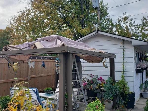 Entretien paysager jardin pergola